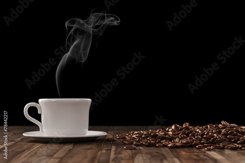 Fototapeta expresso napój świeży kawa filiżanka
