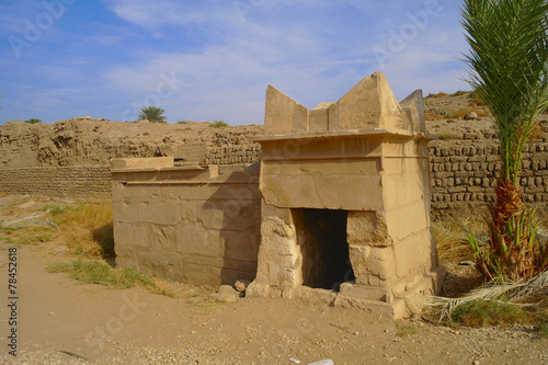 Naklejka pustynia afryka świątynia egipt zwiedzanie
