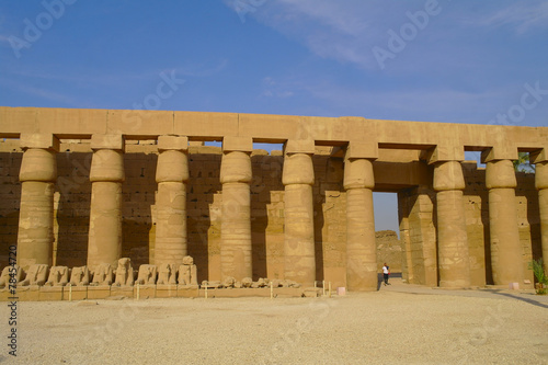 Plakat egipt świątynia afryka pustynia luxor