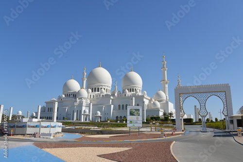 Fototapeta meczet bliski wschód arabia dubaj emirat