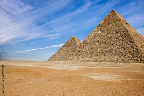 Naklejka antyczny egipt pustynia
