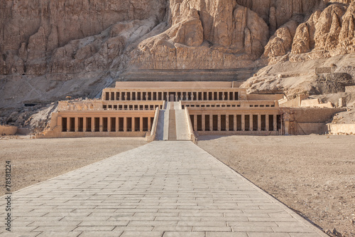 Naklejka antyczny pustynia egipt świątynia król