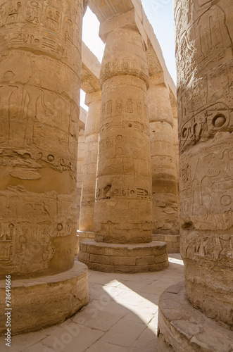 Naklejka afryka egipt kolumna antyczny