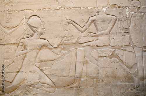 Plakat świątynia antyczny egipt muzeum