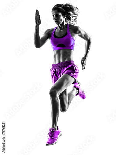 Obraz na płótnie ludzie sport lekkoatletka jogging