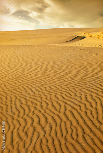 Obraz na płótnie zmierzch obraz pustynia afryka góra