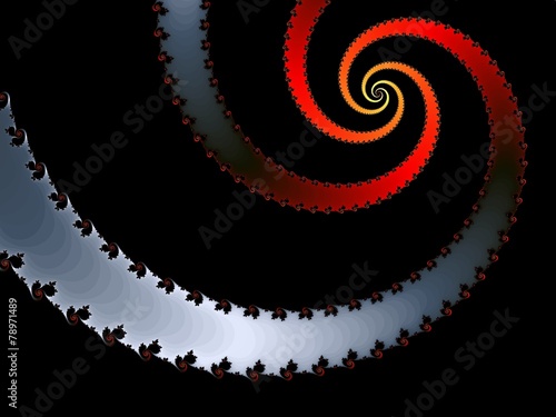 Fotoroleta przystojny fraktal abstrakcja spirala sztuka