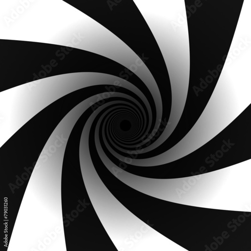 Fotoroleta spirala tunel perspektywa sztuka koncentryczne