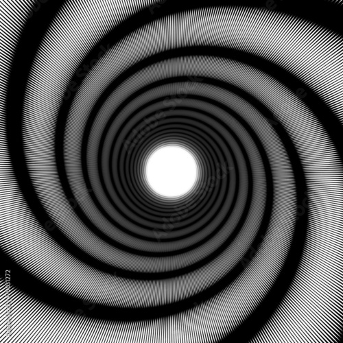 Fotoroleta tunel perspektywa spirala sztuka kres
