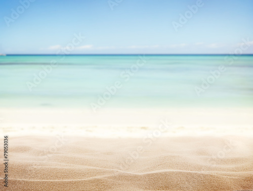 Obraz na płótnie woda niebo plaża