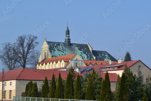 Naklejka widok panorama wieża kościół architektura