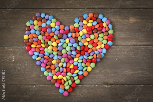 Obraz na płótnie czekolada miłość jedzenie serce zakochana