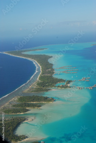Fototapeta wyspa morze lotnictwo krajobraz