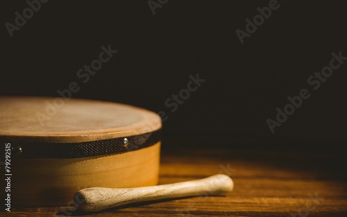 Fotoroleta bęben muzyka ukryć drewno kij