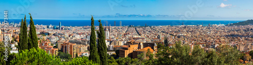 Fotoroleta Panorama Barcelony