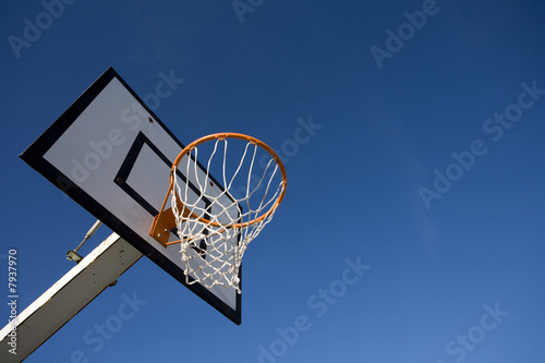 Fototapeta niebo koszykówka sport poziomy niebieski
