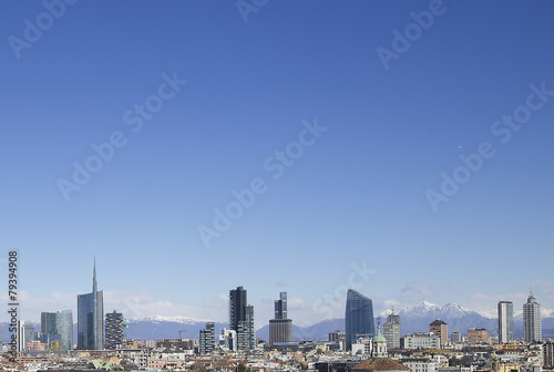 Fotoroleta alpy panoramiczny miasto katedra