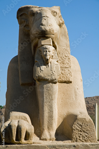 Fotoroleta afryka egipt statua niebo