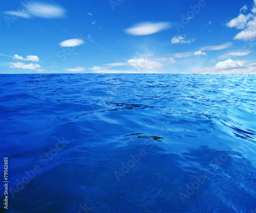 Obraz na płótnie pejzaż morze niebo woda tropikalny