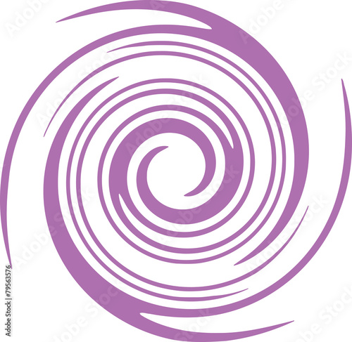 Obraz na płótnie storczyk spirala loga
