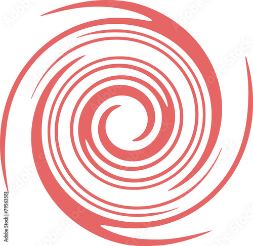 Obraz na płótnie spirala tornado cynamon wir