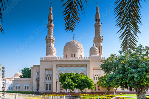Naklejka arabski kościół miejski architektura niebo