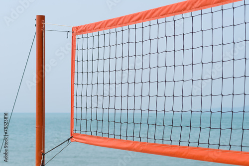 Obraz na płótnie lato morze brzeg sport siatkówka