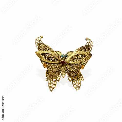 Obraz na płótnie motyl ornament vintage