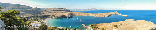 Fototapeta grecja panorama morze akropol