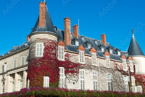 Obraz na płótnie francja ogród zamek jesień