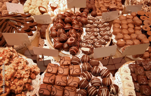 Fototapeta jedzenie piękny czekolada deser świeży