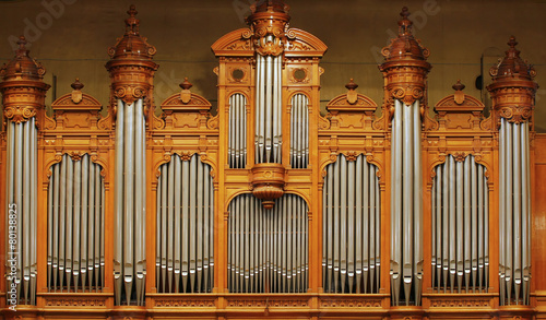 Naklejka kościół fortepian muzyka architektura sztuka
