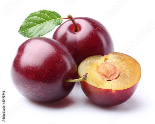 Plakat owoc deser świeży biały słodki