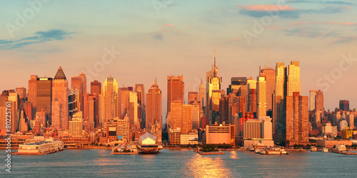 Fotoroleta architektura miejski amerykański drapacz panoramiczny