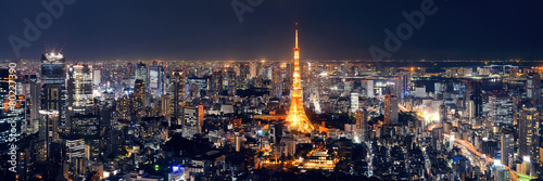 Fotoroleta zmierzch japoński architektura tokio