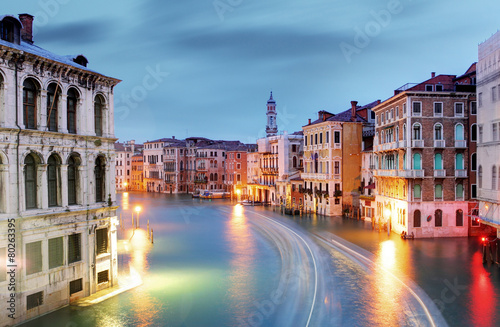 Fototapeta gondola włoski europa włochy zmierzch
