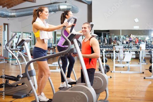 Fotoroleta fitness zdrowy ćwiczenie sport siłownia