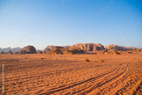 Naklejka pustynia offroad góra torowisko