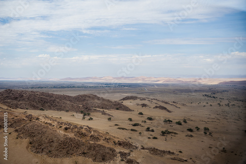 Fototapeta góra afryka krajobraz niebo