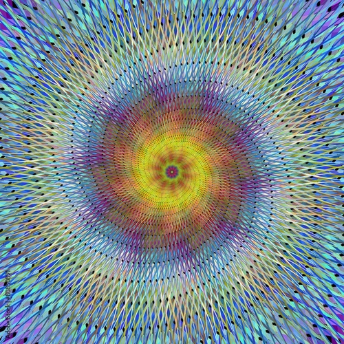Fotoroleta sztuka mandala spirala