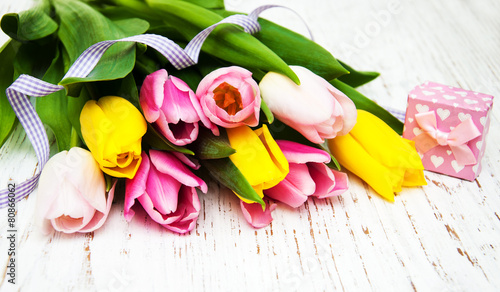 Fototapeta piękny bukiet tulipan