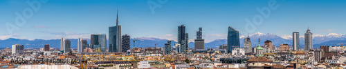 Fotoroleta europa miejski panoramiczny drapacz widok