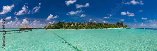 Obraz na płótnie raj plaża karaiby wyspa