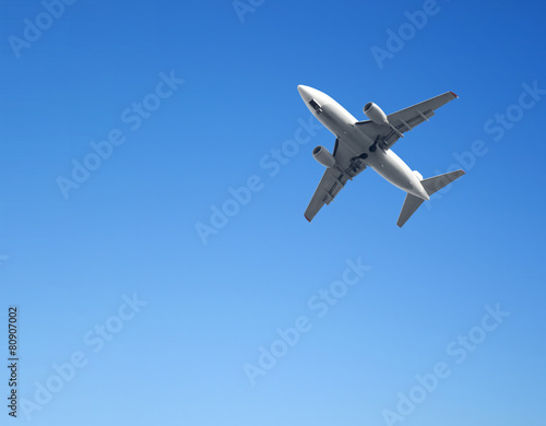 Fotoroleta samolot odrzutowiec silnik