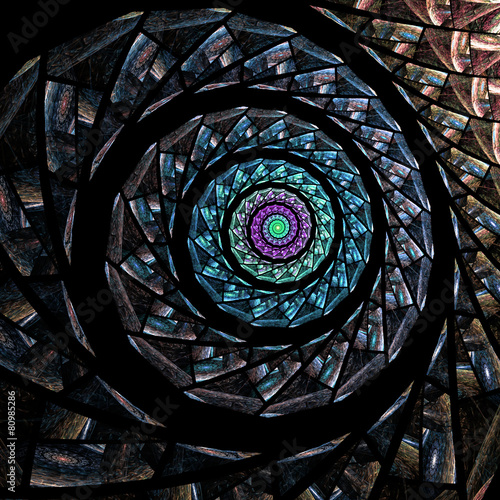 Obraz na płótnie ruch spirala natura