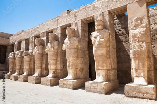 Plakat kolumna egipt niebo architektura stary