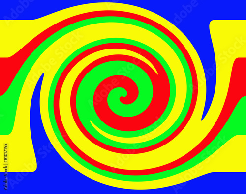 Fototapeta spirala sztuka wzór
