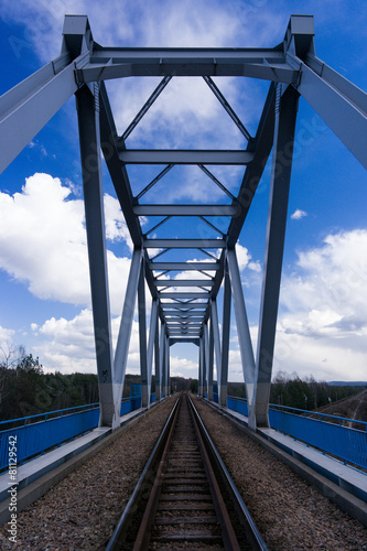 Fototapeta wiadukt most przemysłowy budować