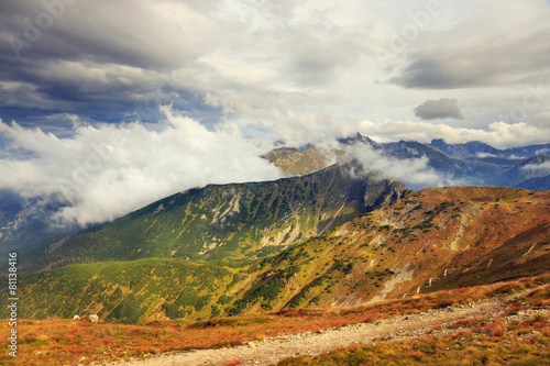 Fototapeta góra narodowy panorama słowacja krajobraz