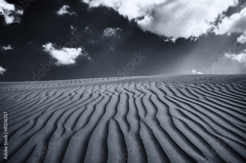 Naklejka wydma pustynia bezdroża